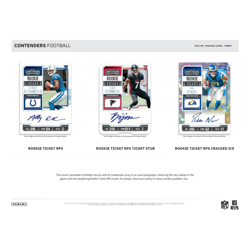 2023 Panini Contenders Football Hobby Box