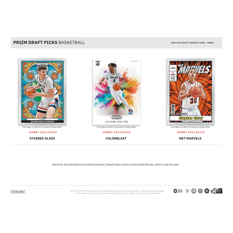 2024/25 Panini Prizm Draft Picks Collegiate Basketball Hobby Box